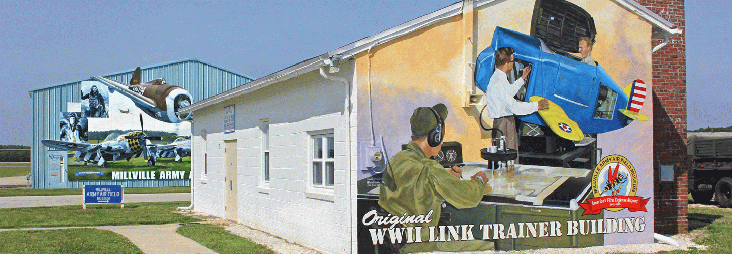 Millville Army Airfield Museum Murals at MIV