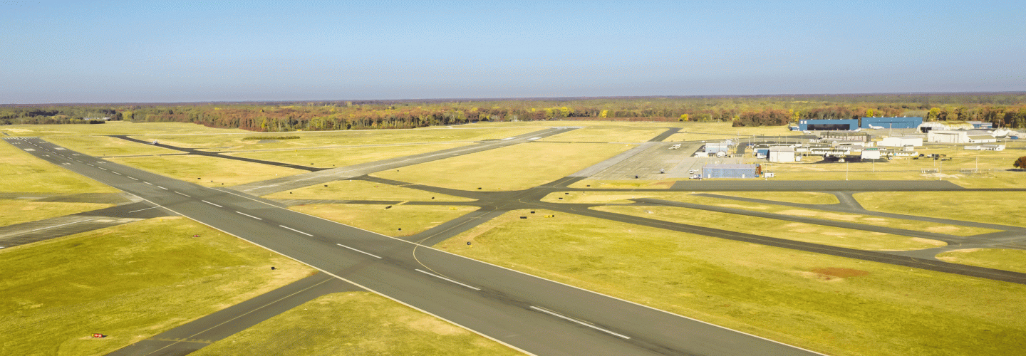 Welcome to Millville Executive Airport | Aerial View of Runways