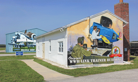 Millville Army Airfield Museum Murals at MIV